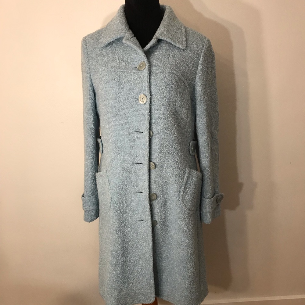 Etcetera | 10 | Light blue wool coat